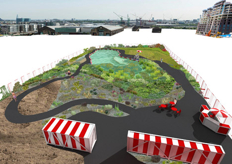 Of Soil and Water freshwater bathing ponds in King's Cross by Ooze Architects