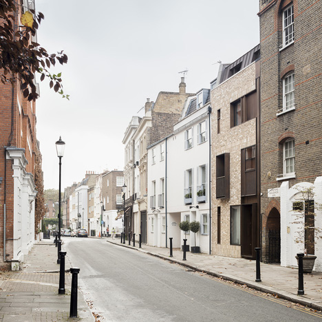 TDO pairs brick and bronze for contemporary house on a historic London street