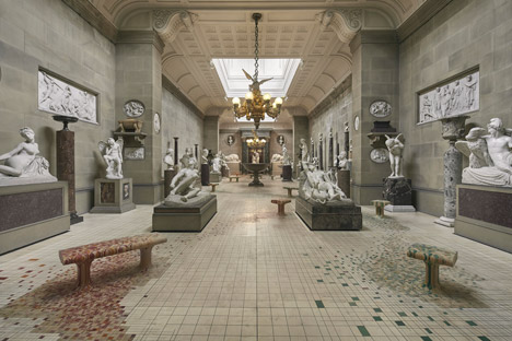Raw Edges Endgrain installation at Chatsworth House