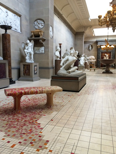 Raw Edges Endgrain installation at Chatsworth House