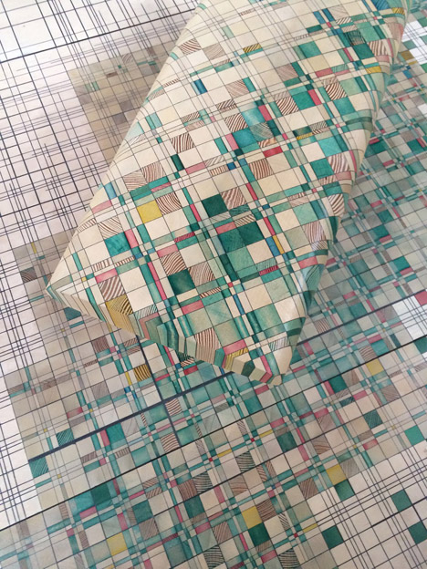 Raw Edges Endgrain installation at Chatsworth House