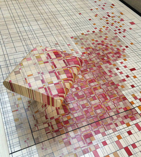 Raw Edges Endgrain installation at Chatsworth House