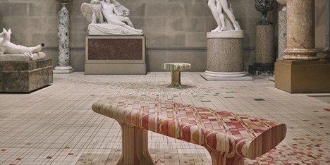 Raw Edges Endgrain installation at Chatsworth House