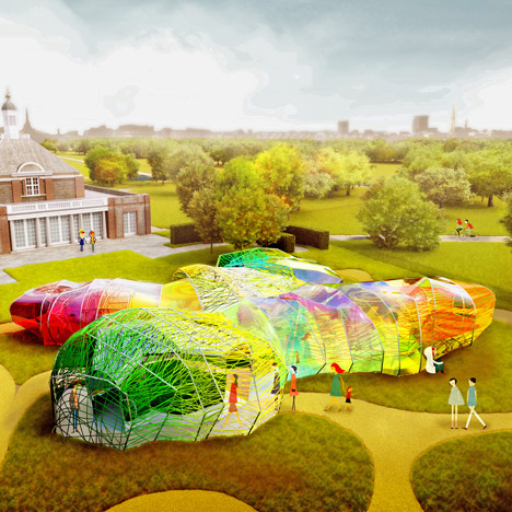 SelgasCano unveils first images of colourful 2015 Serpentine Pavilion design