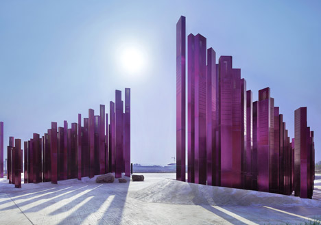 The Soundwave installation by Penda