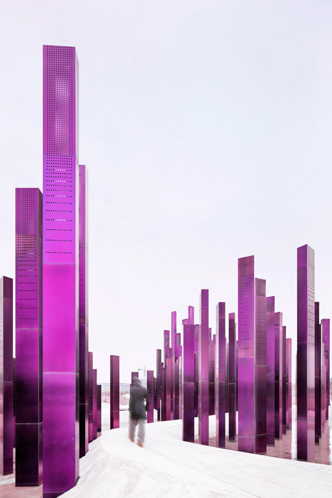 The Soundwave installation by Penda