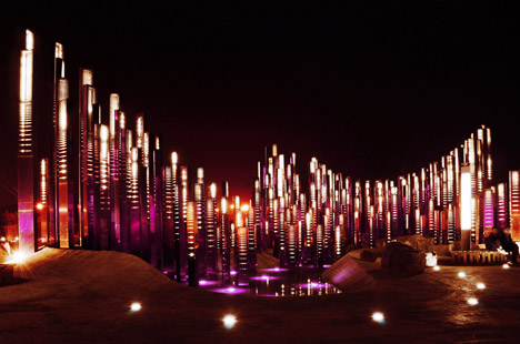 The Soundwave installation by Penda
