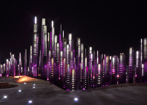 The Soundwave installation by Penda