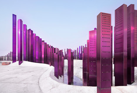 The Soundwave installation by Penda