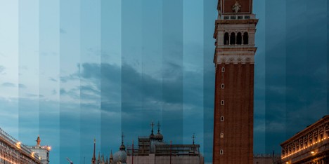 Richard Silver splices images of iconic buildings to show the passing of time