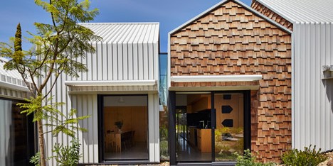 Andrew Maynard’s “anti-monolith” house is made up of seven small blocks