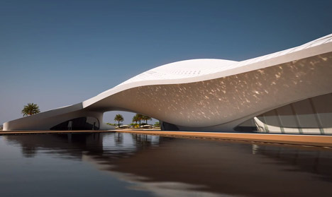 Bee'ah fly-through animation by Zaha Hadid