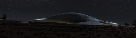 Bee'ah fly-through animation by Zaha Hadid