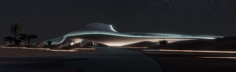 Bee'ah fly-through animation by Zaha Hadid