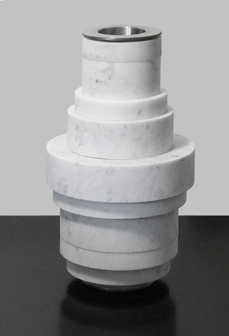 aNoi marble vase by Moreno Ratti