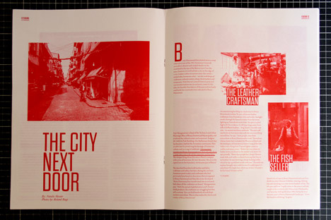 Audio Kultur magazine posters made with human blood Still Here Bleeding