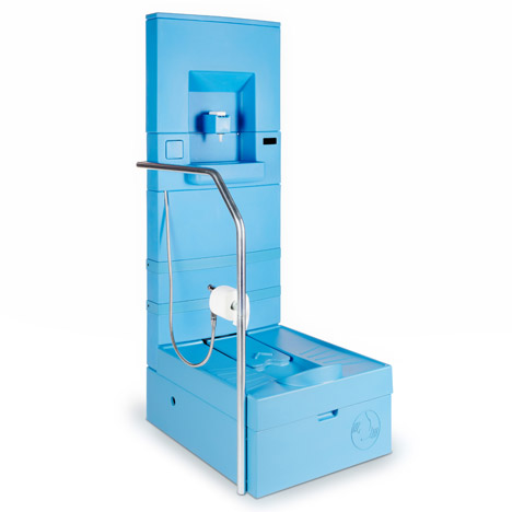 Blue Diversions Toilet