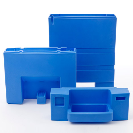 Blue Diversions Toilet
