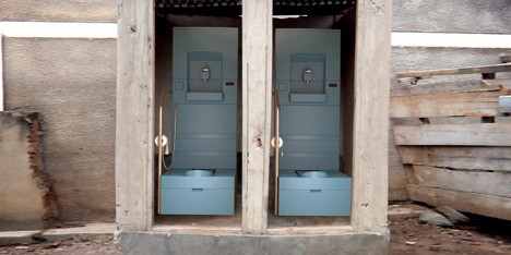 Blue Diversions Toilet