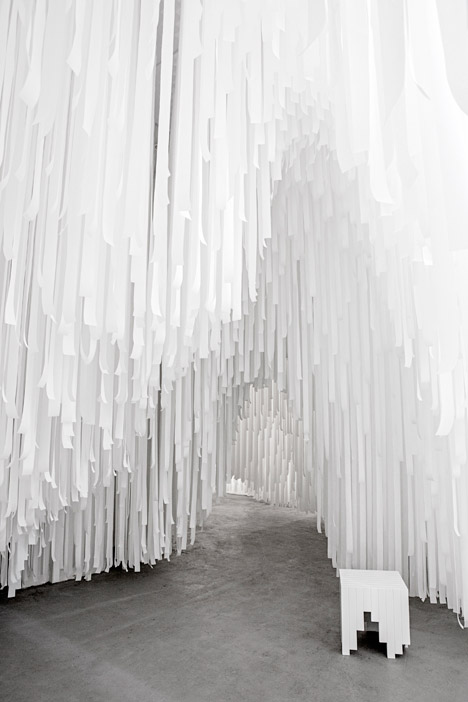 COS X Snarkitecture installation at Milan 2015