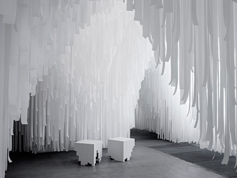 COS X Snarkitecture installation at Milan 2015