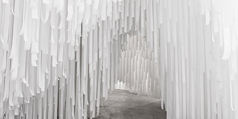 COS X Snarkitecture installation at Milan 2015