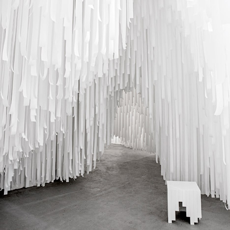 COS X Snarkitecture installation at Milan 2015