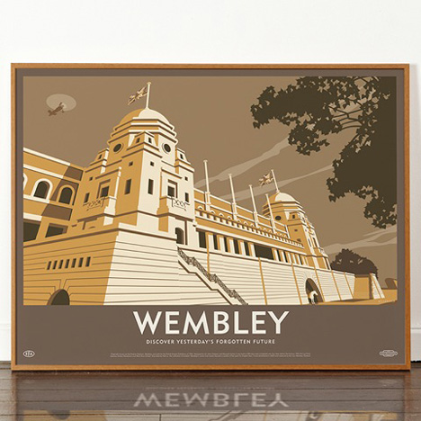 Dorothy Wembley Stadium poster Lost Destinations