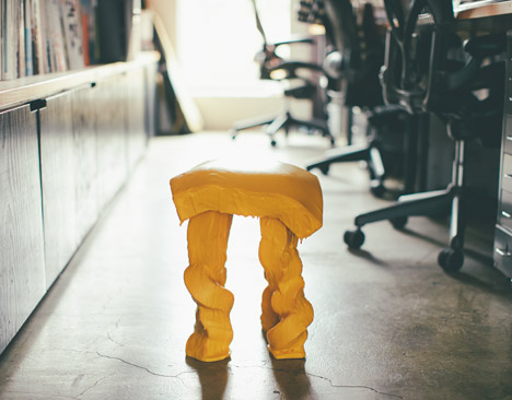 Fondue Stool by Satsuki Ohata