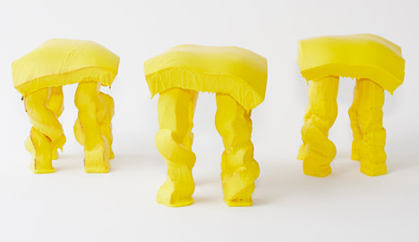 Fondue Stool by Satsuki Ohata