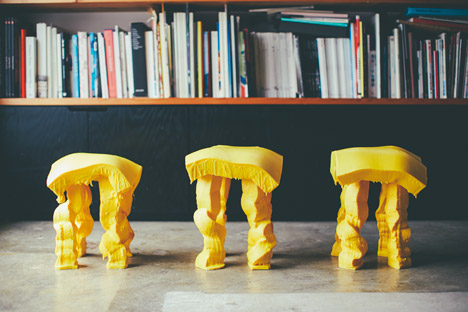 Fondue Stool by Satsuki Ohata