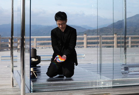 Glass Teahouse by Tokujin Yoshioka