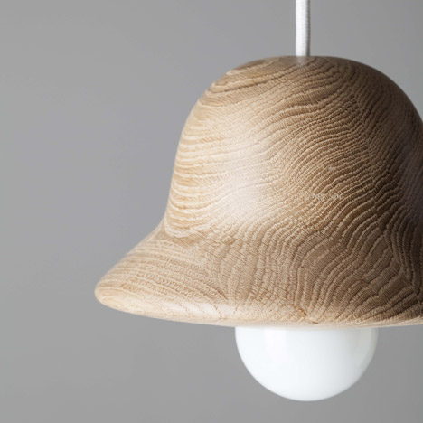 Felt shelf, Hat lamp, and Stand bathtub and basin by Norm Architects for Ex.T