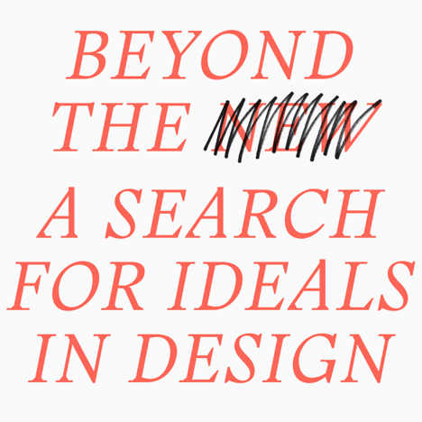 Jongerius and Schouwenberg launch Beyond the New manifesto