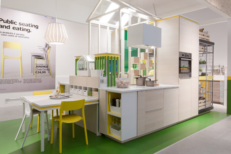 Ikea Temporary during Milan design week 2015