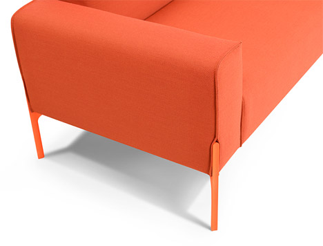 Inlay sofa by Benjamin Hubert for Indera