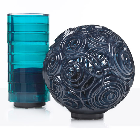 Blu candles by Kartell