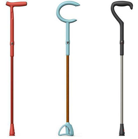 Kimberly Clark walking sticks by Michael-Graves_dezeen_468_0