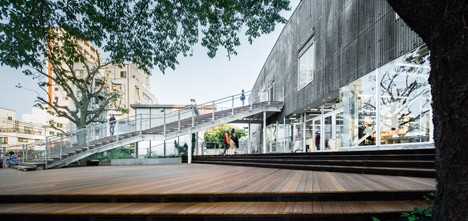 La Kagu by Kengo Kuma