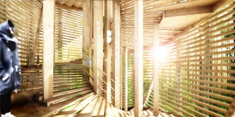 Look-out tower by Anton Pramstrahler