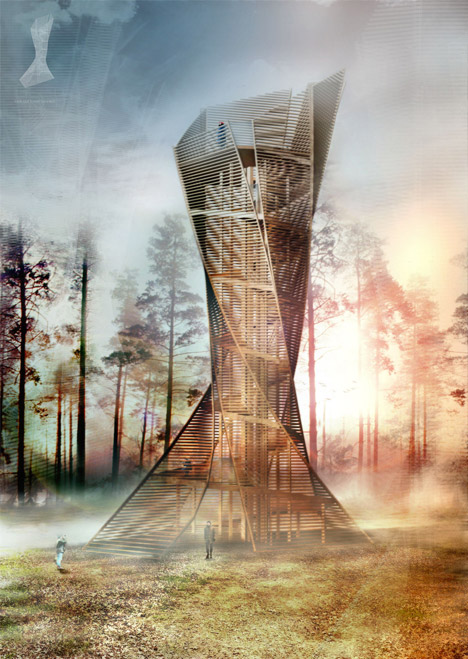 Look-out tower by Anton Pramstrahler