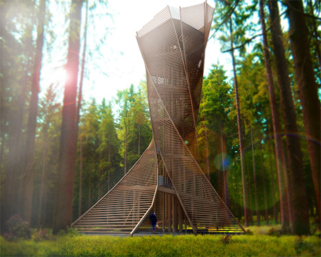 Look-out tower by Anton Pramstrahler