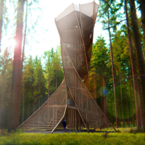 Look-out tower by Anton Pramstrahler