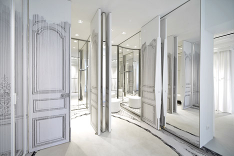 Maison Margiela boutique in Milan