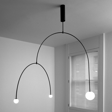 Michael Anastassiades creates minimal lighting designs from glowing spheres