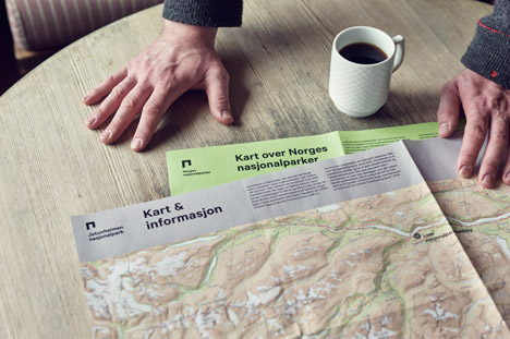 Norway National Parks brand identity by Snøhetta