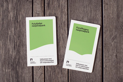 Norway National Parks brand identity by Snøhetta