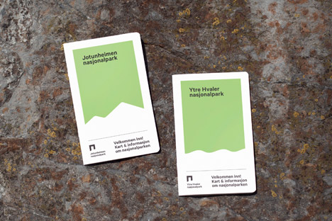 Norway National Parks brand identity by Snøhetta