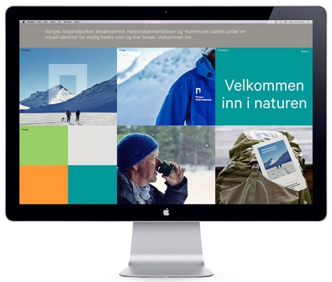 Norway National Parks brand identity by Snøhetta