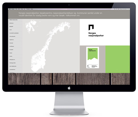 Norway National Parks brand identity by Snøhetta